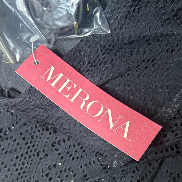 Merona Black Women Swim One Piece - Picture 2 of 6